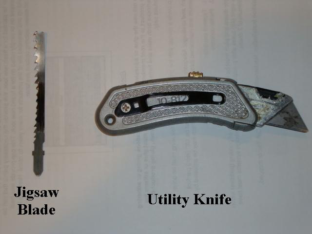 Knife of Jigsaw is used to cut our products for proper installation